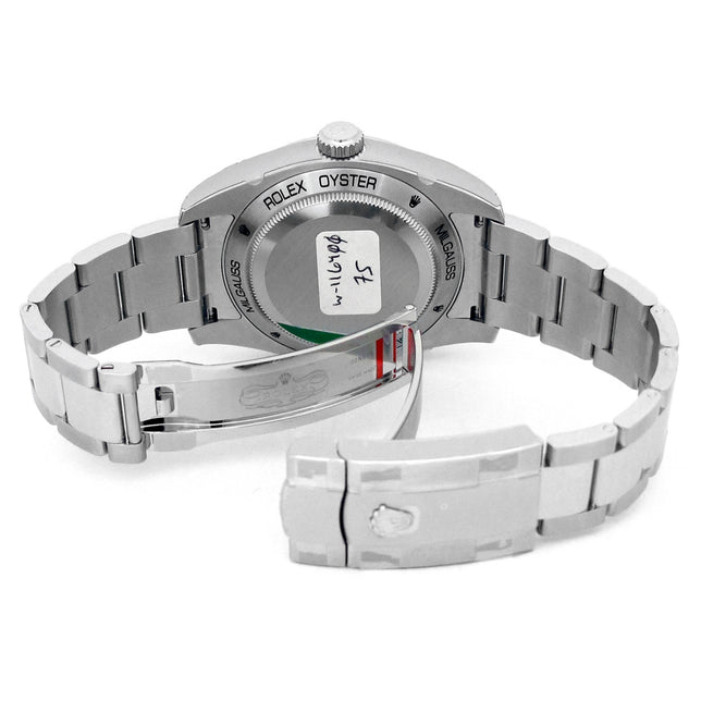 40mm Rolex Stainless Steel Oyster Perpetual Milgauss Watch