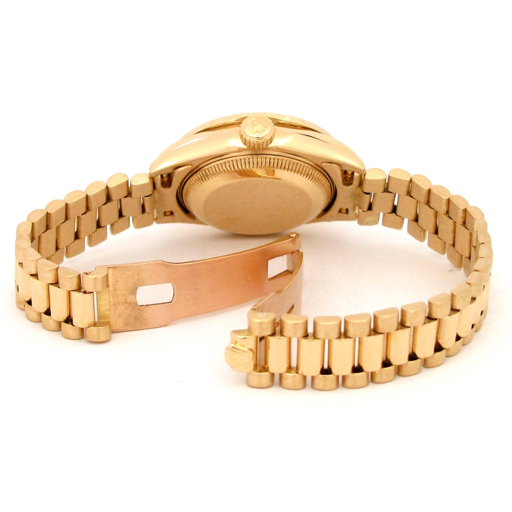 26mm Rolex 18k Yellow Gold Presidential Datejust Watch