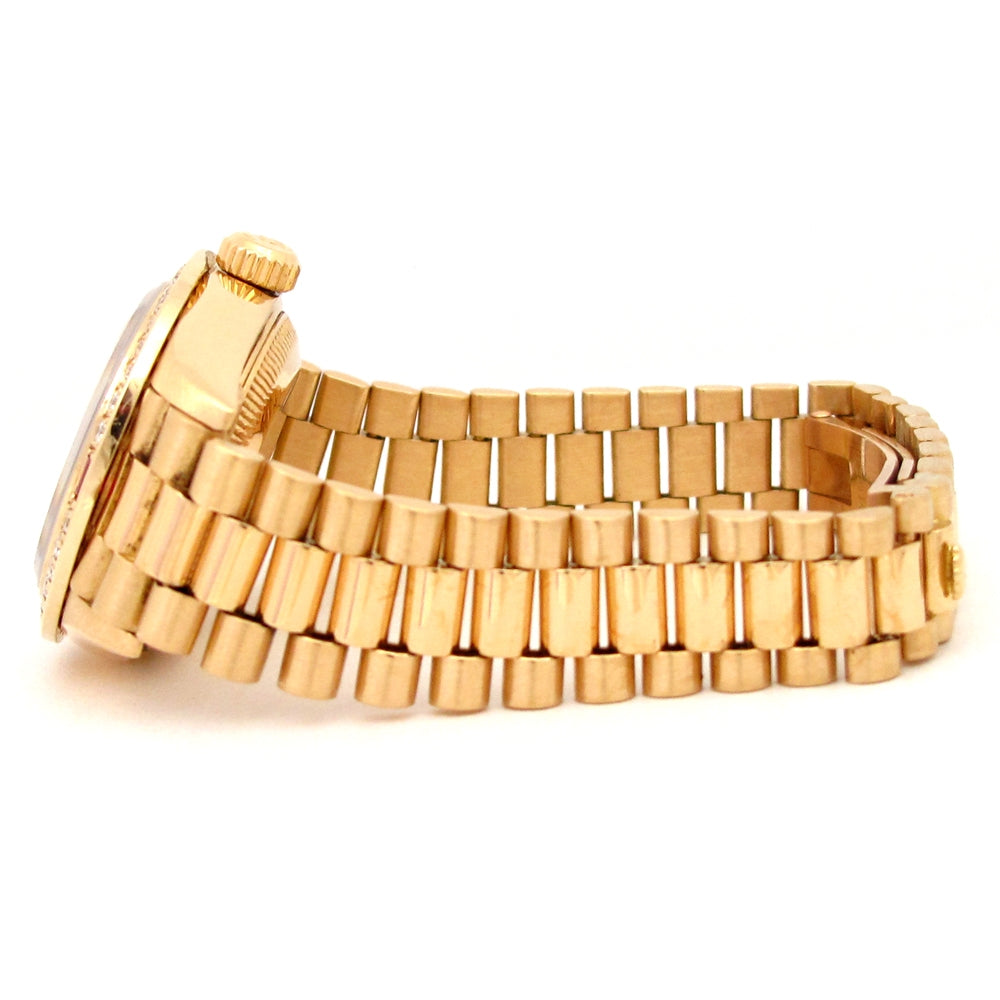 26mm Rolex 18k Yellow Gold Presidential Datejust Watch