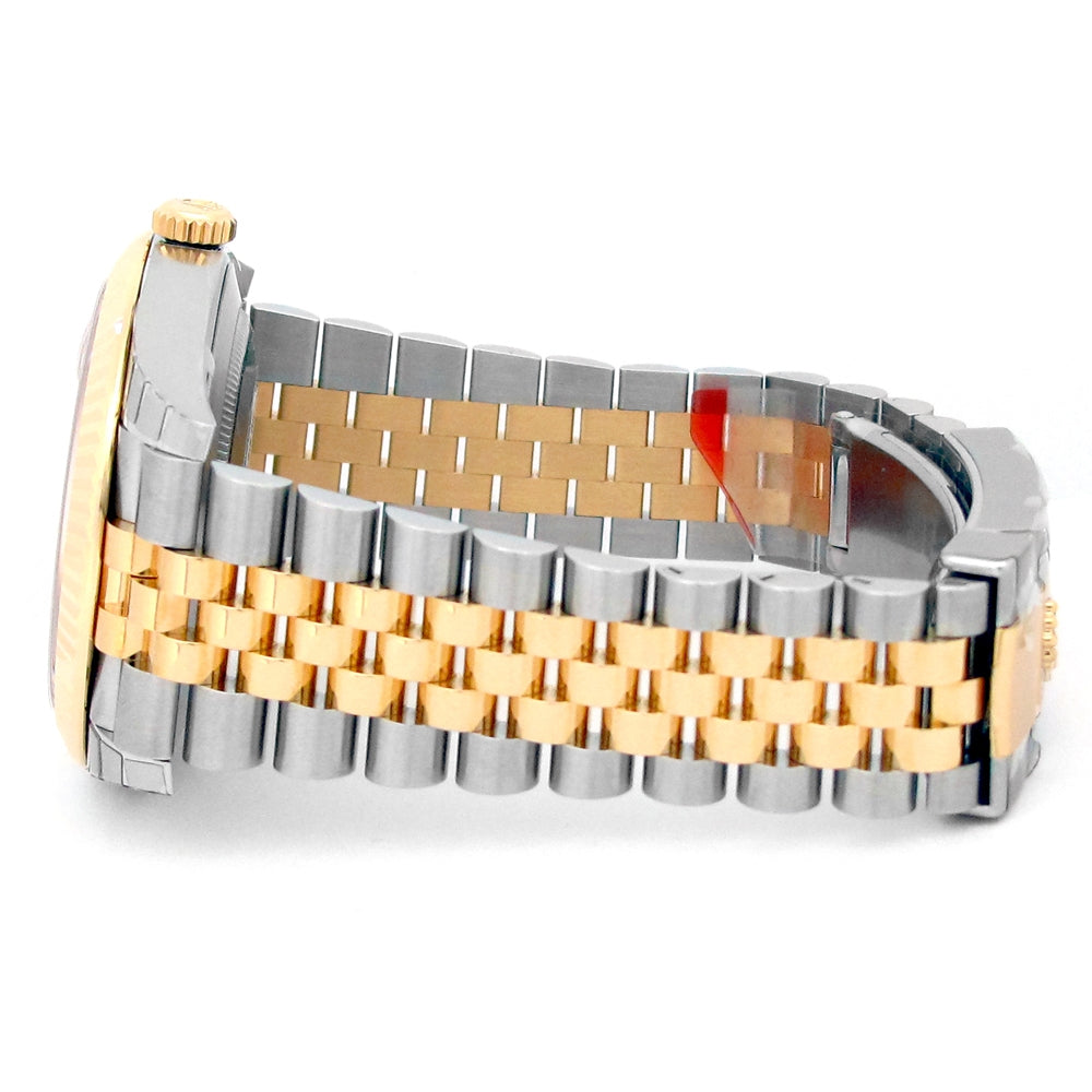 41mm Rolex 18K Yellow Gold and Stainless Steel Oyster Perpetual Datejust II Watch