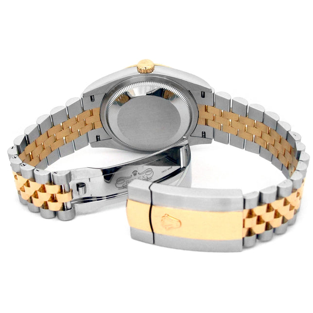 36mm Rolex 18K Yellow Gold and Stainless Steel Oyster Perpetual Datejust Watch
