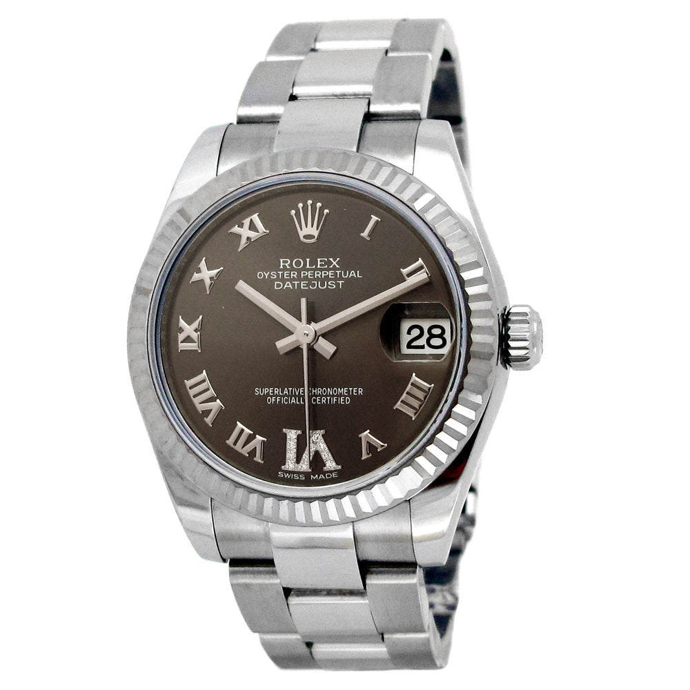 31mm Rolex Stainless Steel Oyster Perpetual Datejust Watch