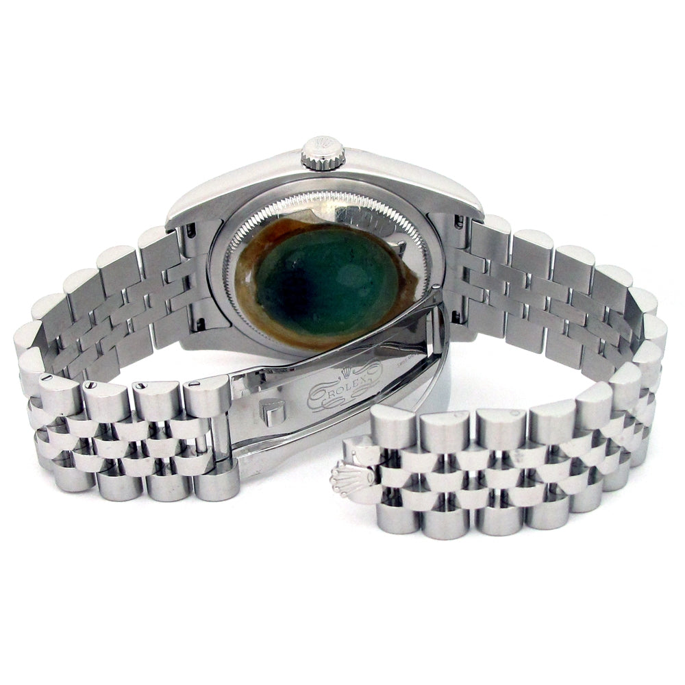 36mm Rolex Stainless Steel Oyster Perpetual Datejust Watch