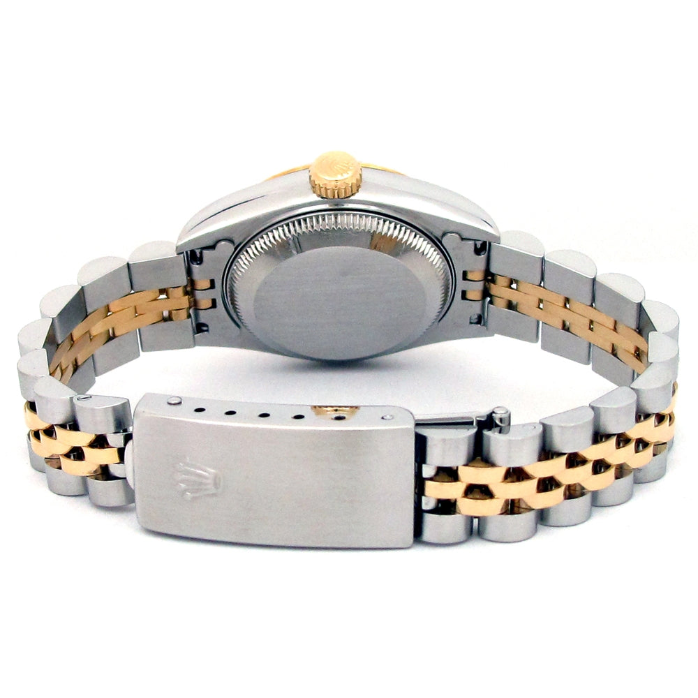 26mm Rolex 18K Yellow Gold and Stainless Steel Oyster Perpetual Datejust Watch