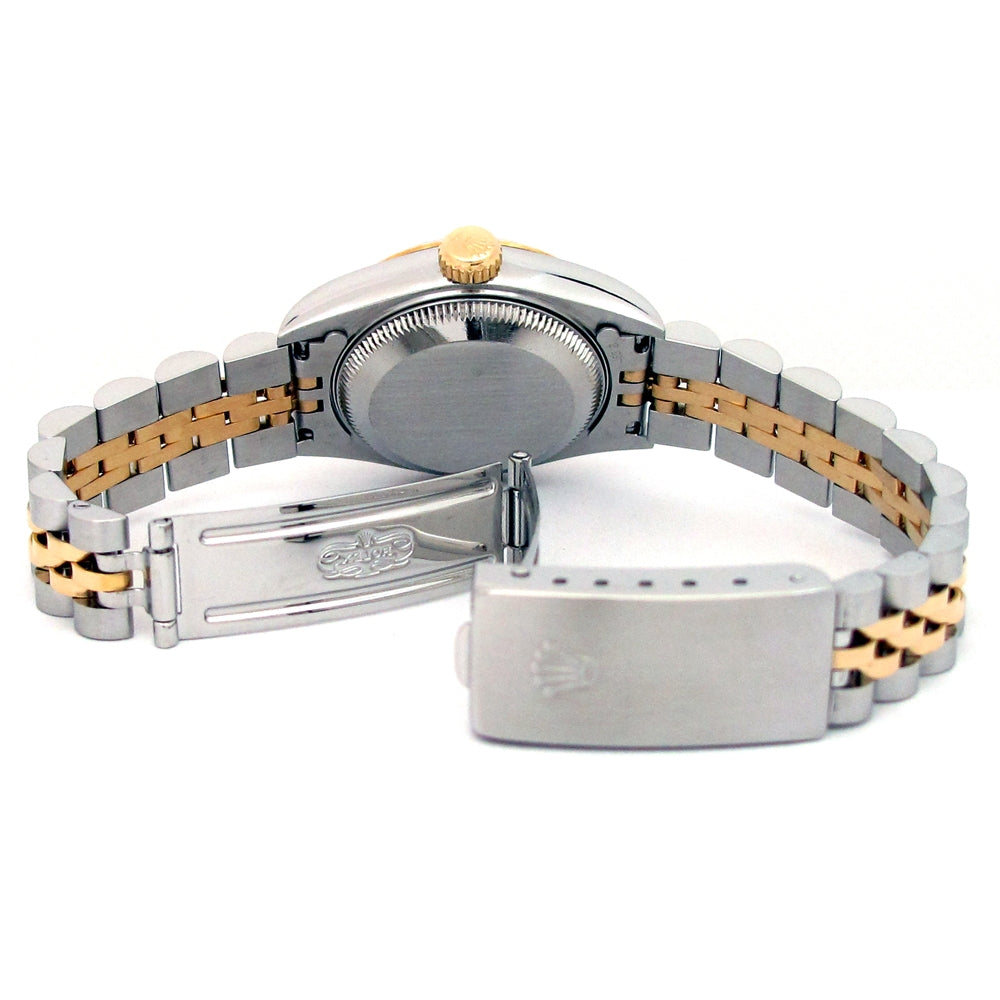 26mm Rolex 18K Yellow Gold and Stainless Steel Oyster Perpetual Datejust Watch