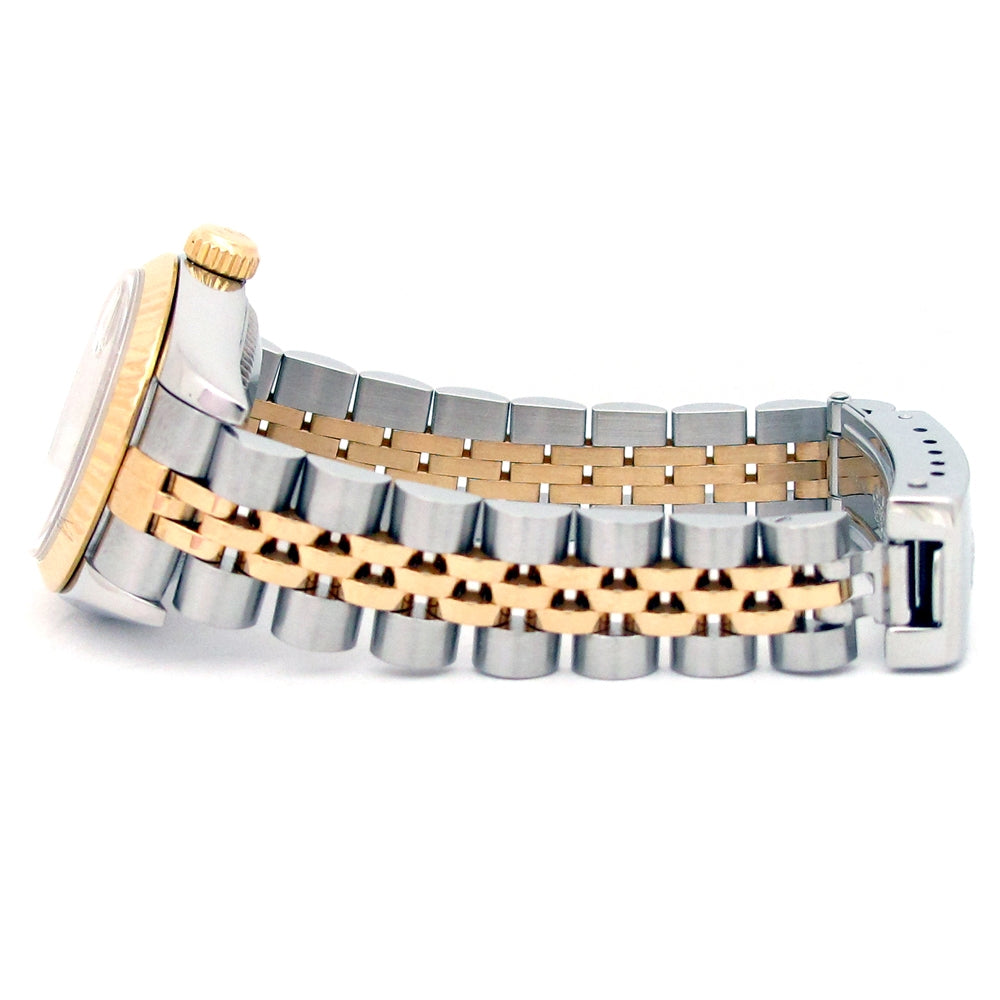 26mm Rolex 18K Yellow Gold and Stainless Steel Oyster Perpetual Datejust Watch