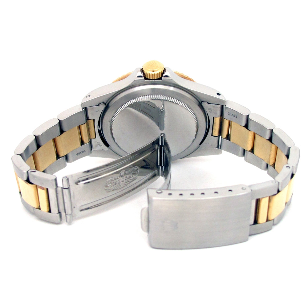 40mm Rolex 18k Yellow Gold & Stainless Steel Oyster Perpetual Rare Vintage Submariner Watch