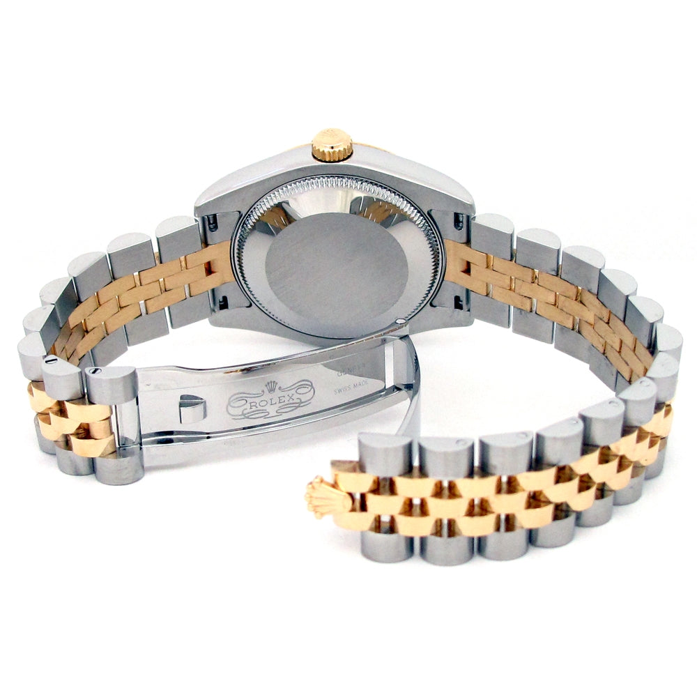 31mm Rolex 18k Yellow Gold and Stainless Steel Oyster Perpetual Datejust Watch
