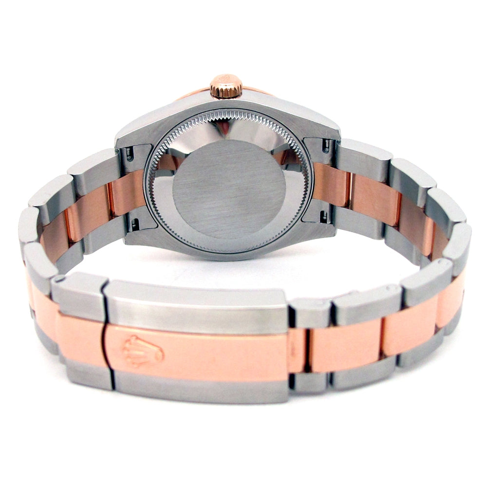 31mm Rolex 18k Rose Gold and Stainless Steel Oyster Perpetual Datejust Watch