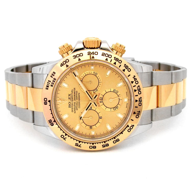 40mm Rolex 18k Yellow Gold and Stainless Steel Oyster Perpetual Daytona Watch *BRAND NEW*