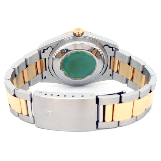 36mm Rolex 18K Yellow Gold and Stainless Steel Oyster Perpetual Datejust Watch
