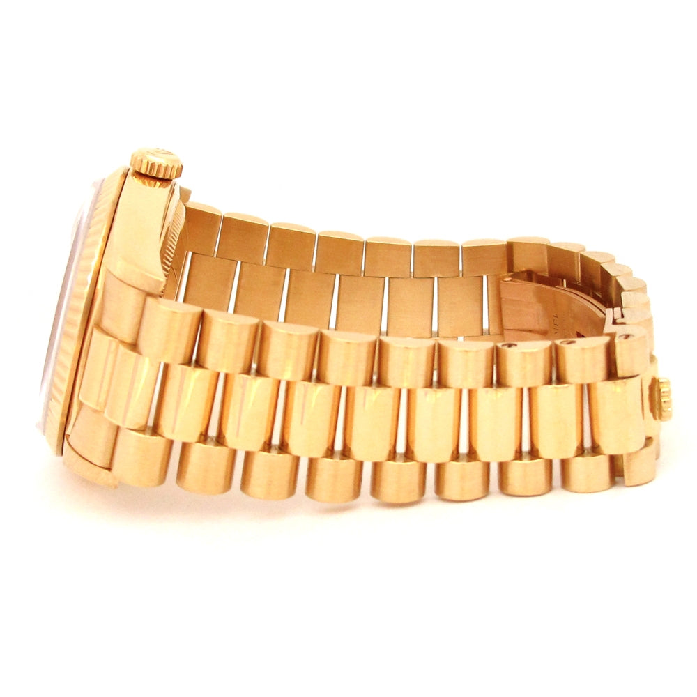 36mm Rolex 18k Yellow Gold Oyster Perpetual Day-Date Watch