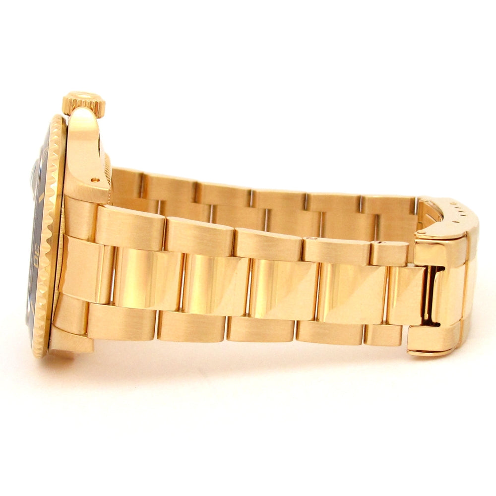 40mm Rolex 18k Yellow Gold Oyster Perpetual Submariner Date Watch