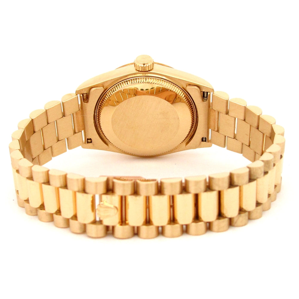 31mm Rolex 18k Yellow Gold Oyster Perpetual Datejust Watch