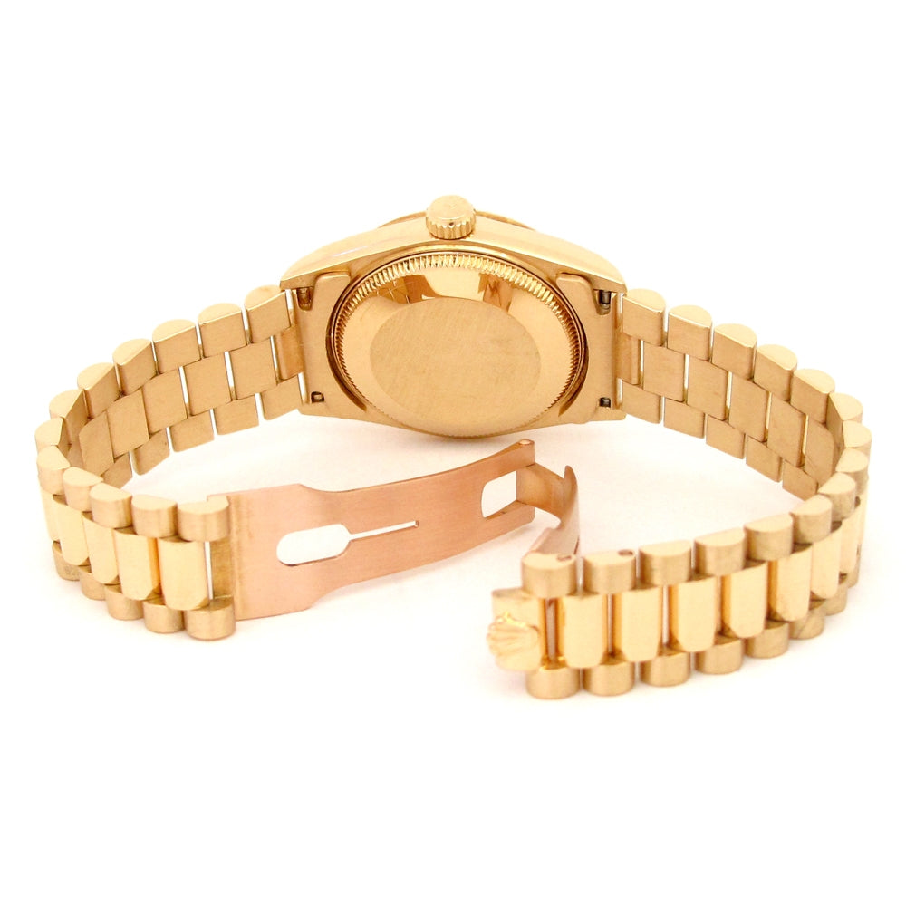 31mm Rolex 18k Yellow Gold Oyster Perpetual Datejust Watch