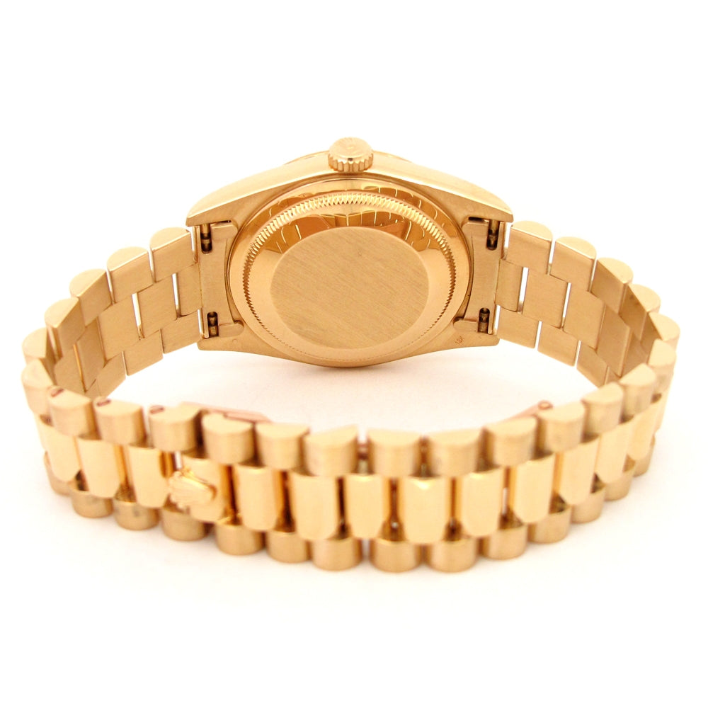 36mm Rolex 18k Yellow Gold Oyster Perpetual Day-Date Watch