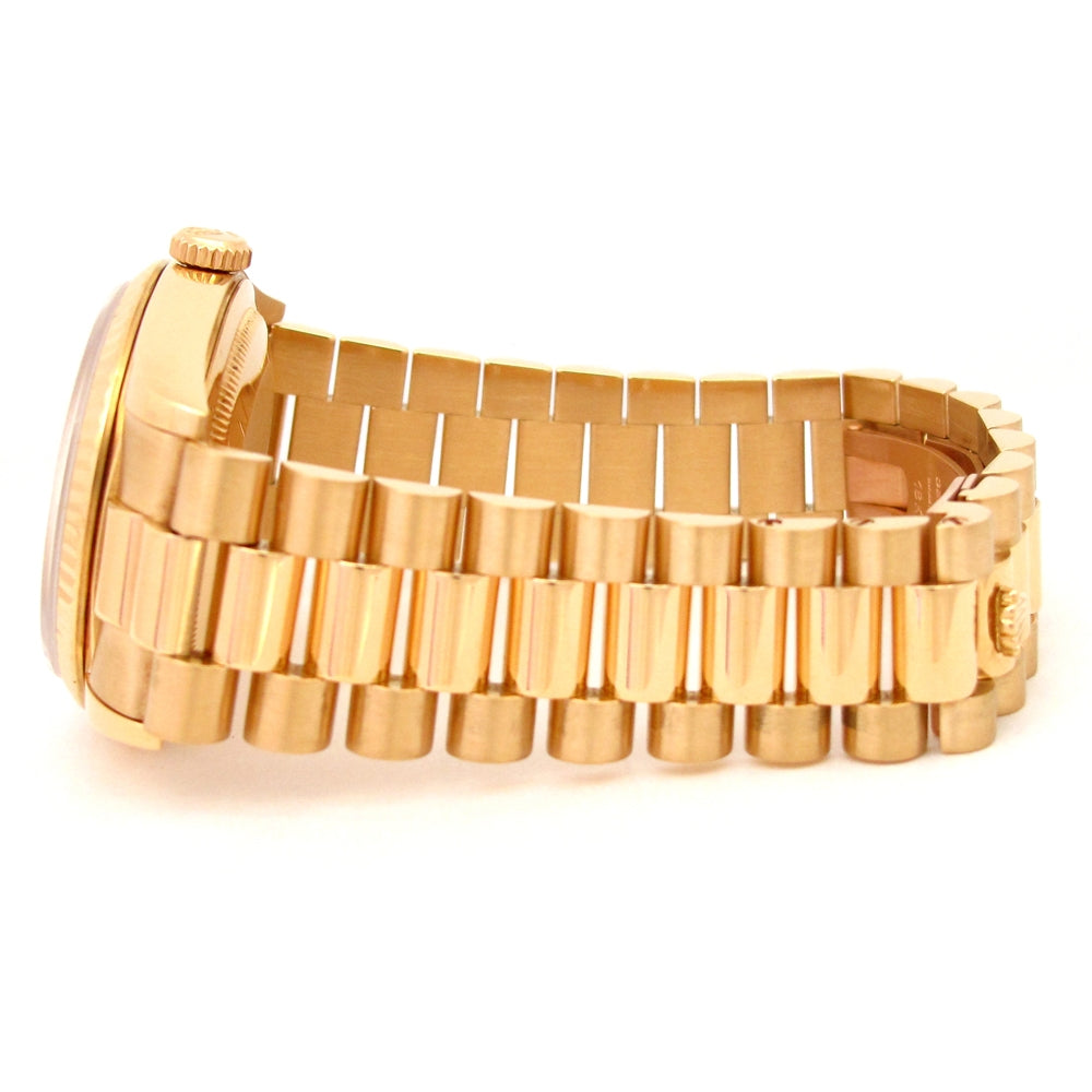 36mm Rolex 18k Yellow Gold Oyster Perpetual Day-Date Watch