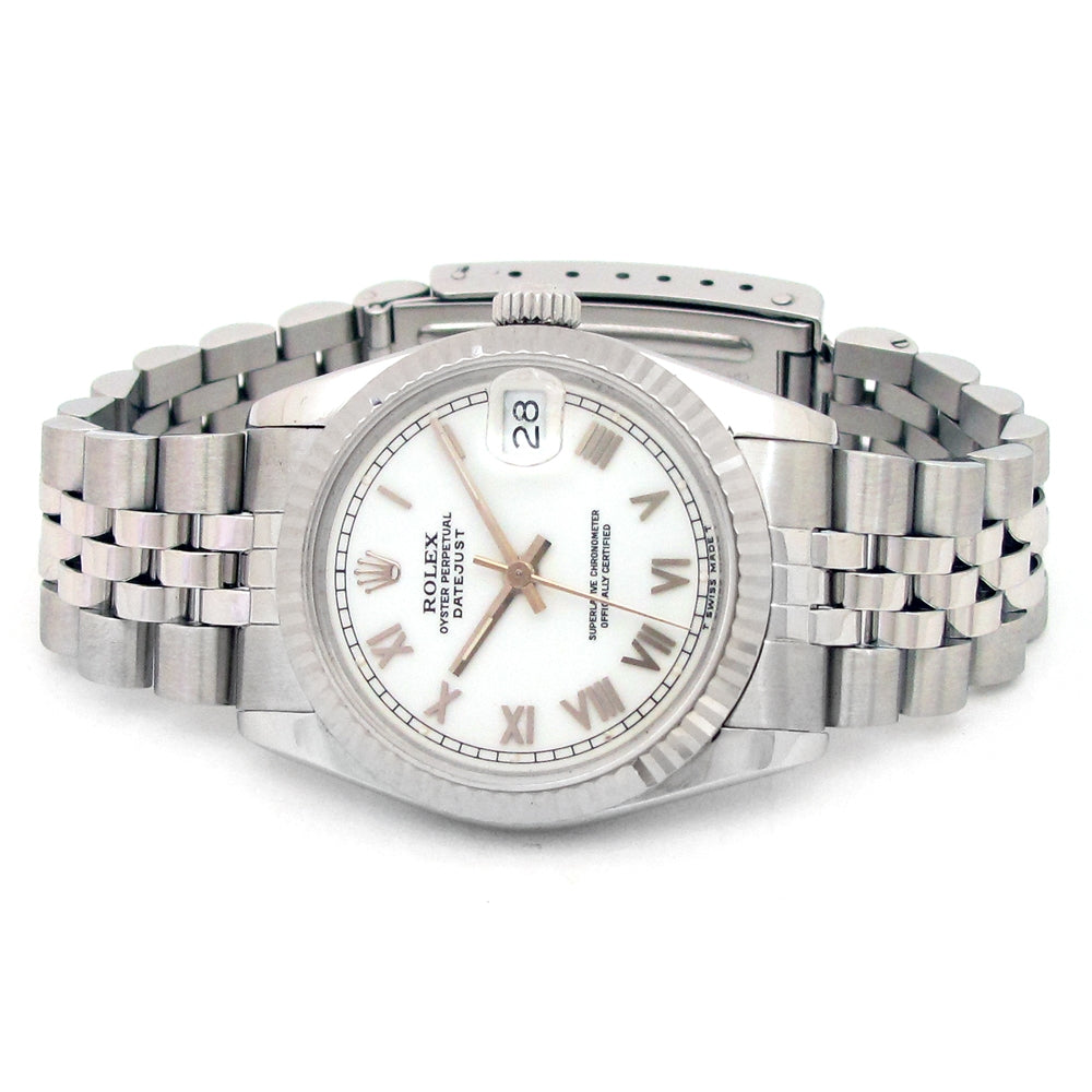 31mm Rolex Stainless Steel Oyster Perpetual Datejust Watch