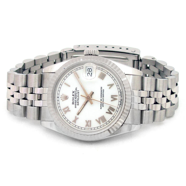 31mm Rolex Stainless Steel Oyster Perpetual Datejust Watch