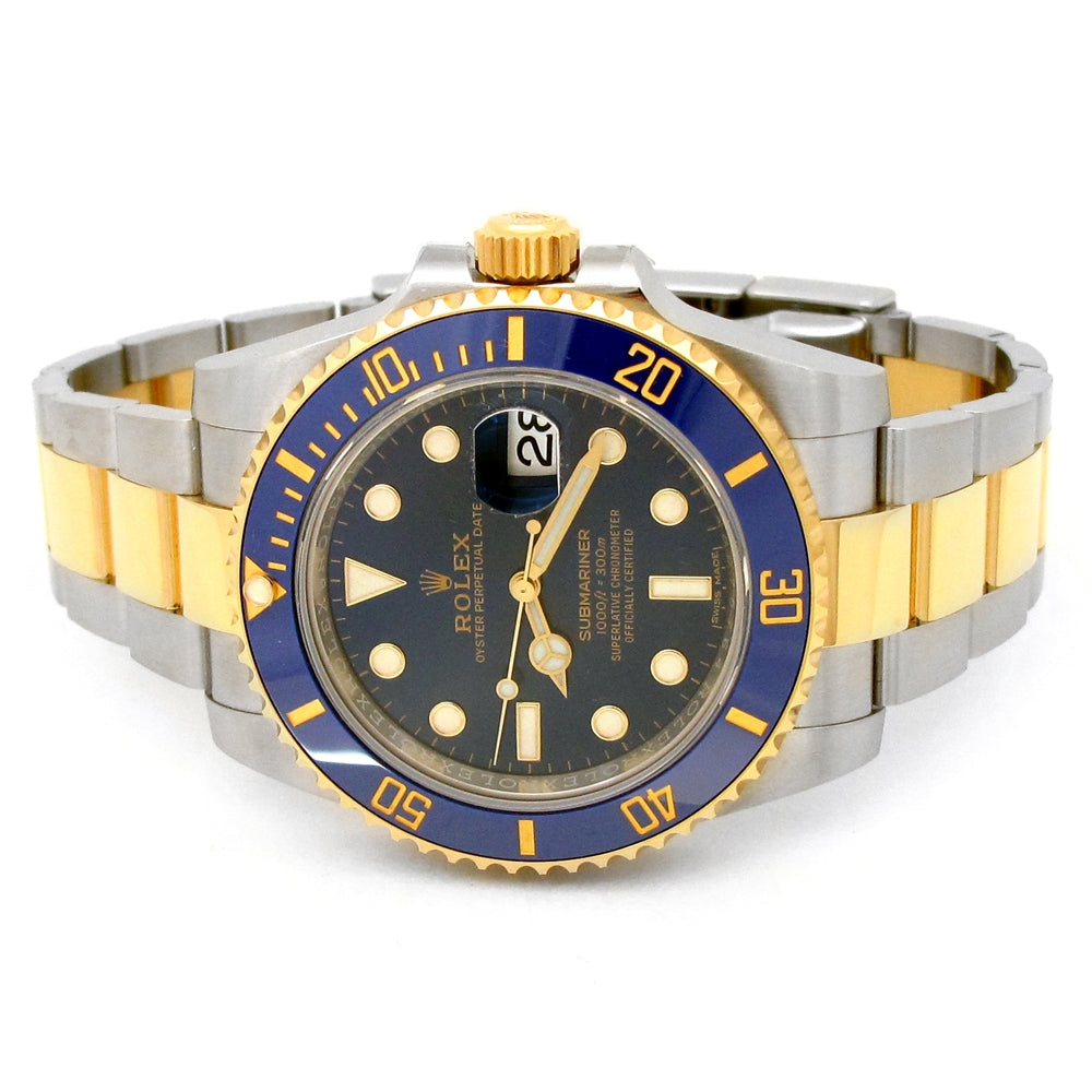 40mm Rolex 18k Yellow Gold and Stainless Steel Oyster Perpetual Submariner Date Watch *BRAND NEW*
