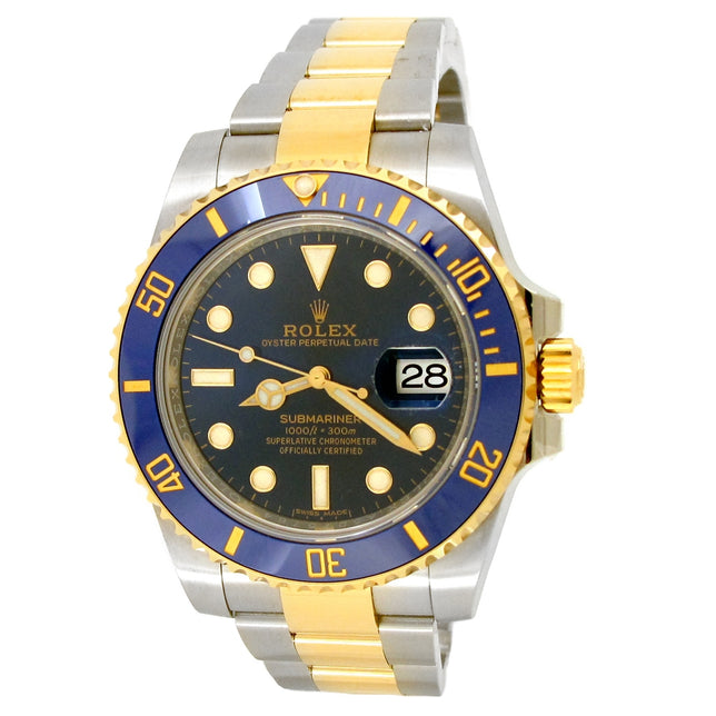 40mm Rolex 18k Yellow Gold and Stainless Steel Oyster Perpetual Submariner Date Watch *BRAND NEW*