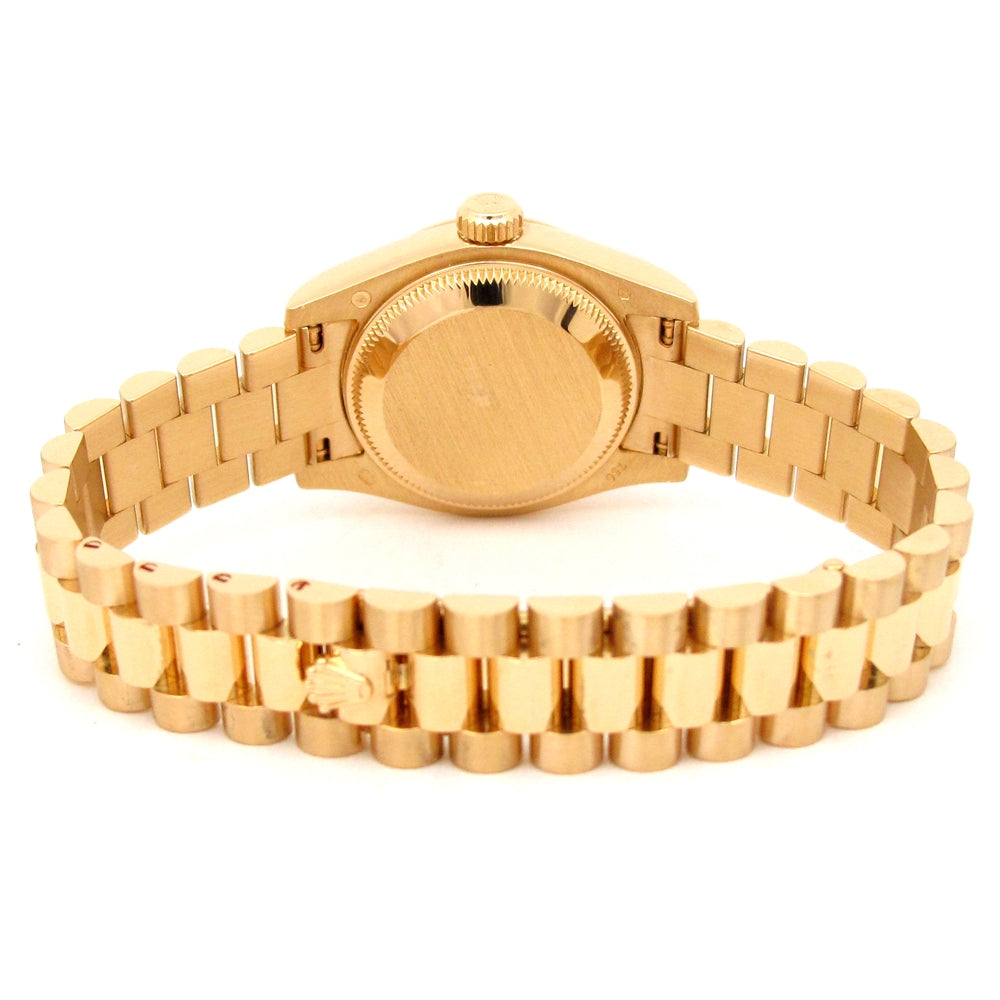 26mm Rolex 18k Yellow Gold Oyster Perpetual Datejust Watch
