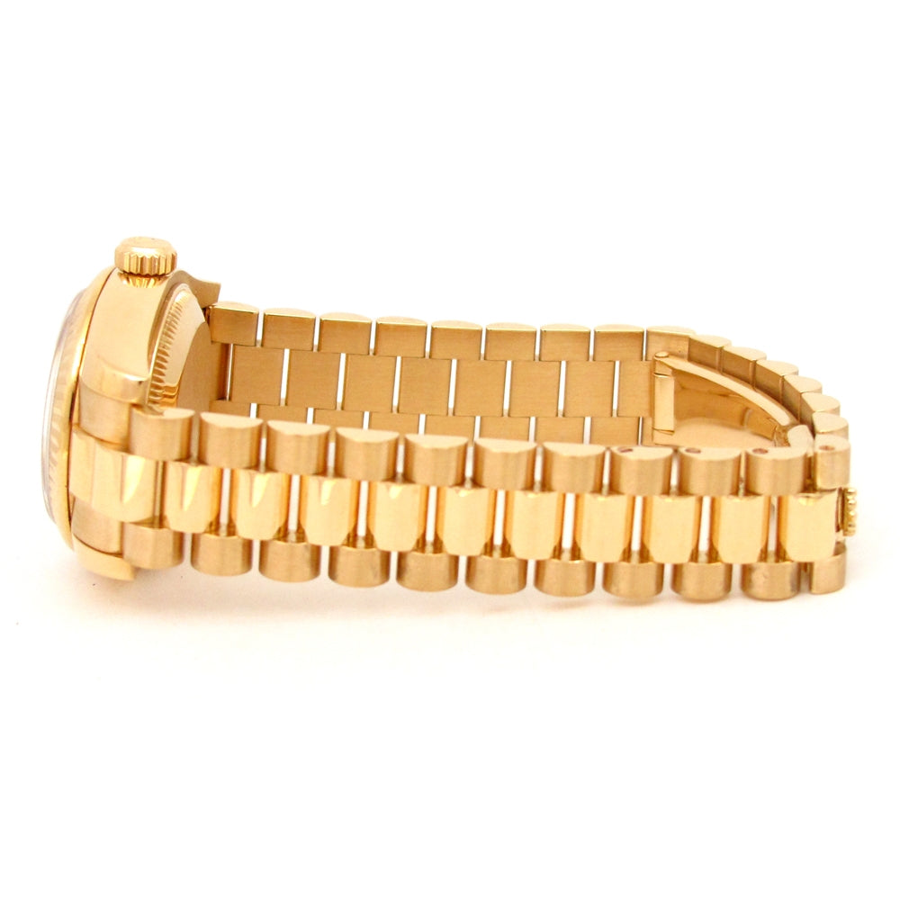 26mm Rolex 18k Yellow Gold Oyster Perpetual Datejust Watch