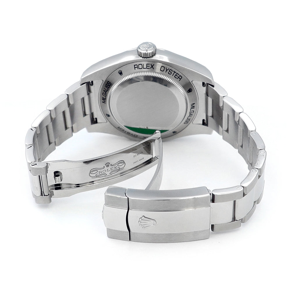 40mm Rolex Stainless Steel Oyster Perpetual Milgauss Watch