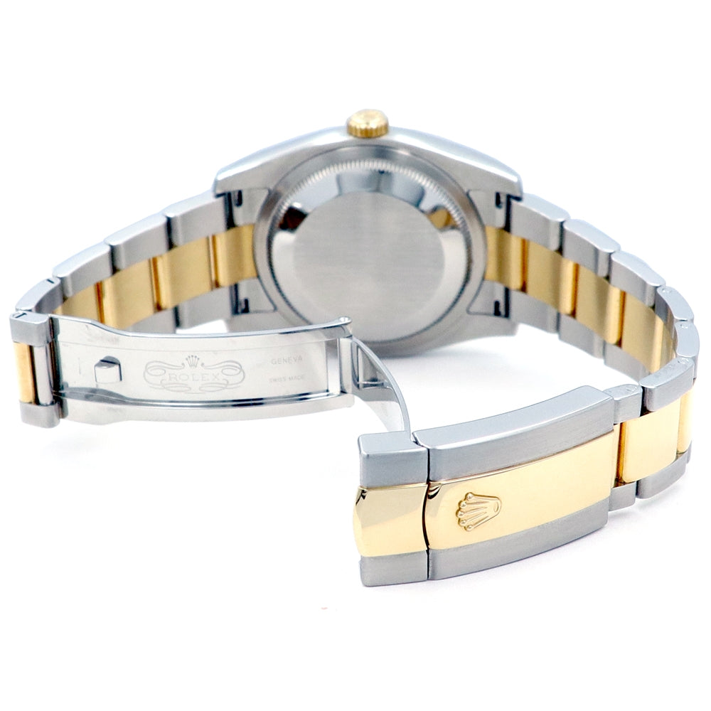36mm Rolex 18K Yellow Gold and Stainless Steel Oyster Perpetual Datejust Watch
