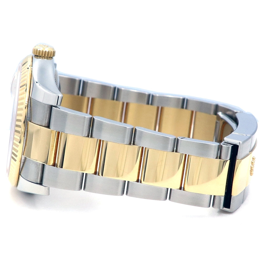 36mm Rolex 18K Yellow Gold and Stainless Steel Oyster Perpetual Datejust Watch