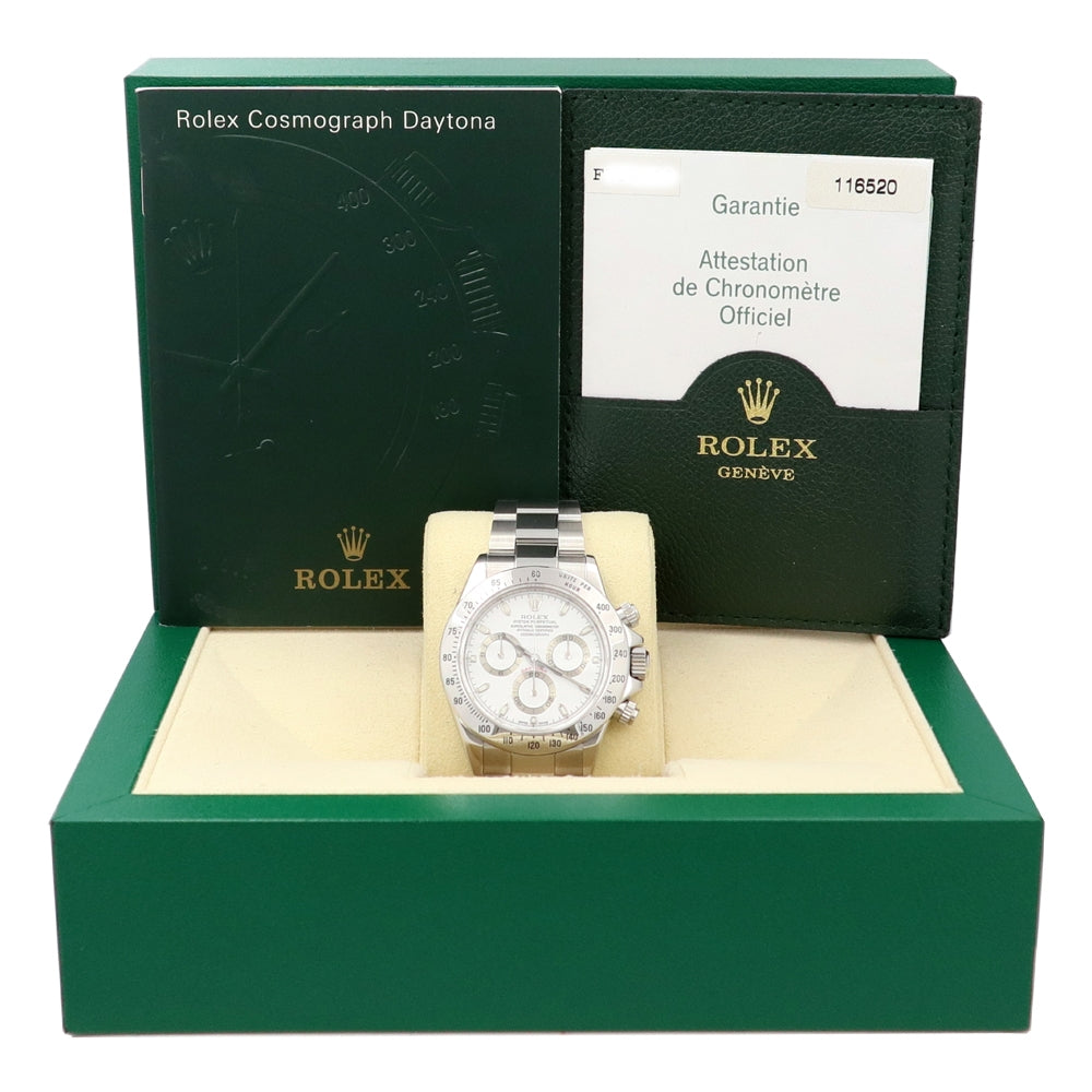 40mm Rolex Stainless Steel Oyster Perpetual Daytona Cosmograph Watch