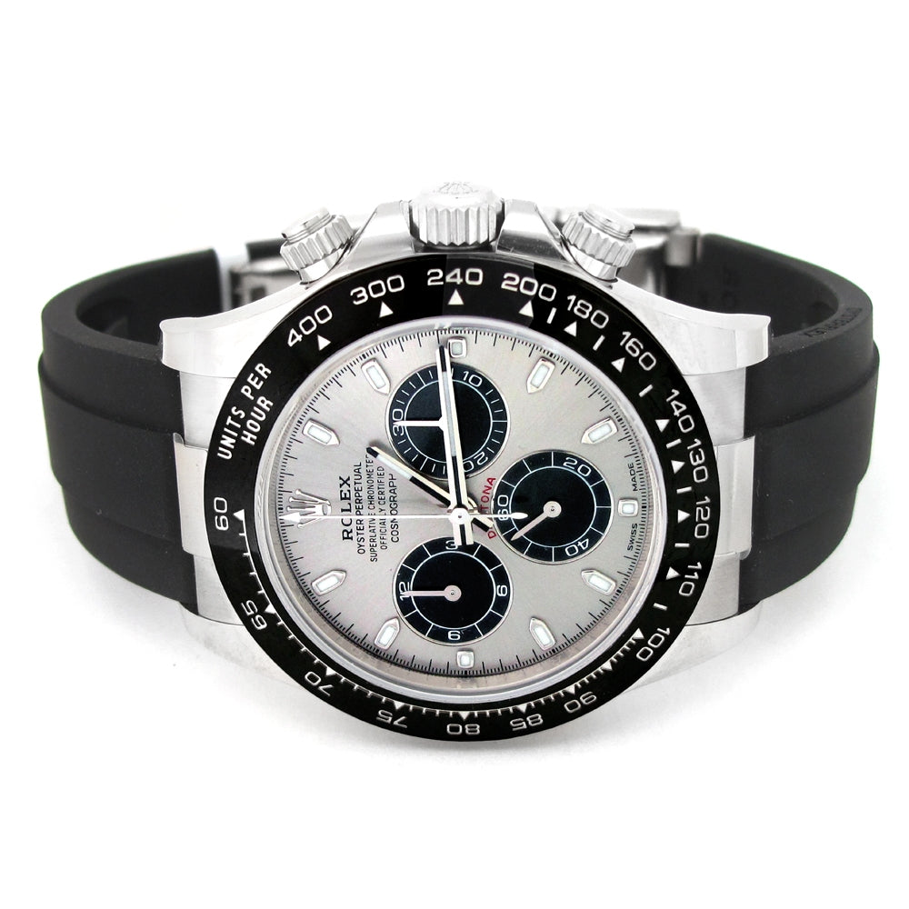 40mm Rolex 18k White Gold Cosmograph Daytona Watch