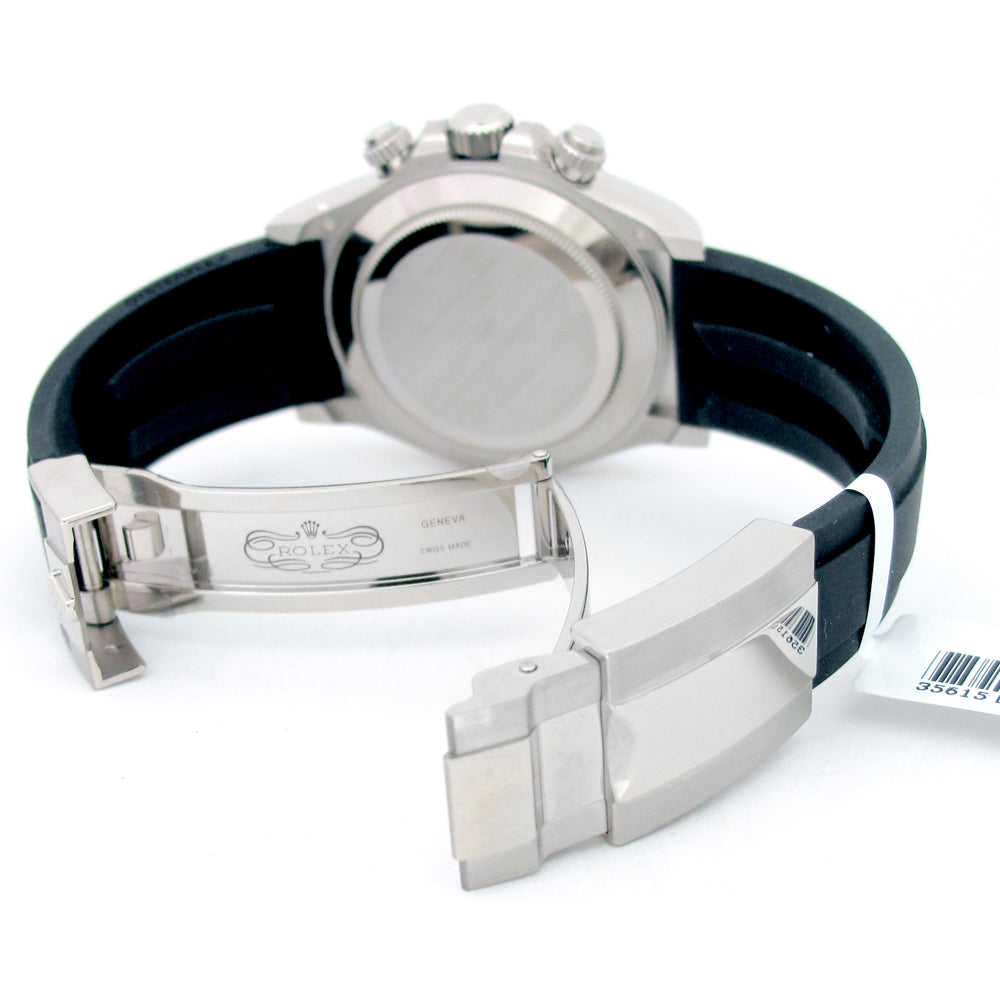 40mm Rolex 18k White Gold Cosmograph Daytona Watch