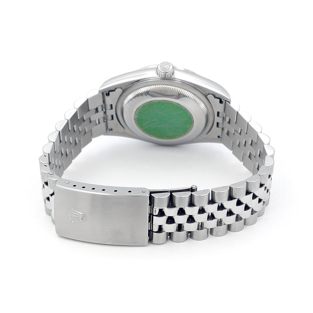 36mm Rolex Stainless Steel Datejust Watch 16234