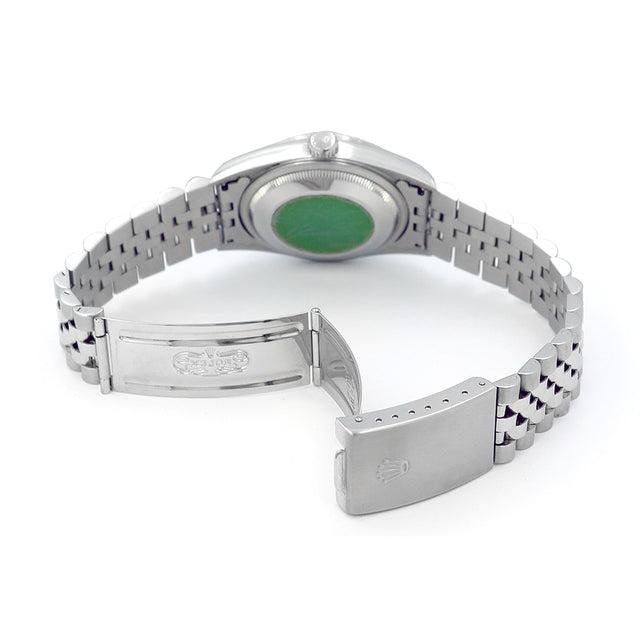 36mm Rolex Stainless Steel Datejust Watch 16234
