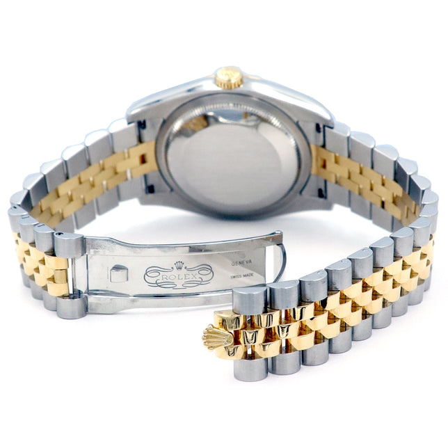 36mm Rolex 18k Yellow Gold and Stainless Steel Datejust Watch