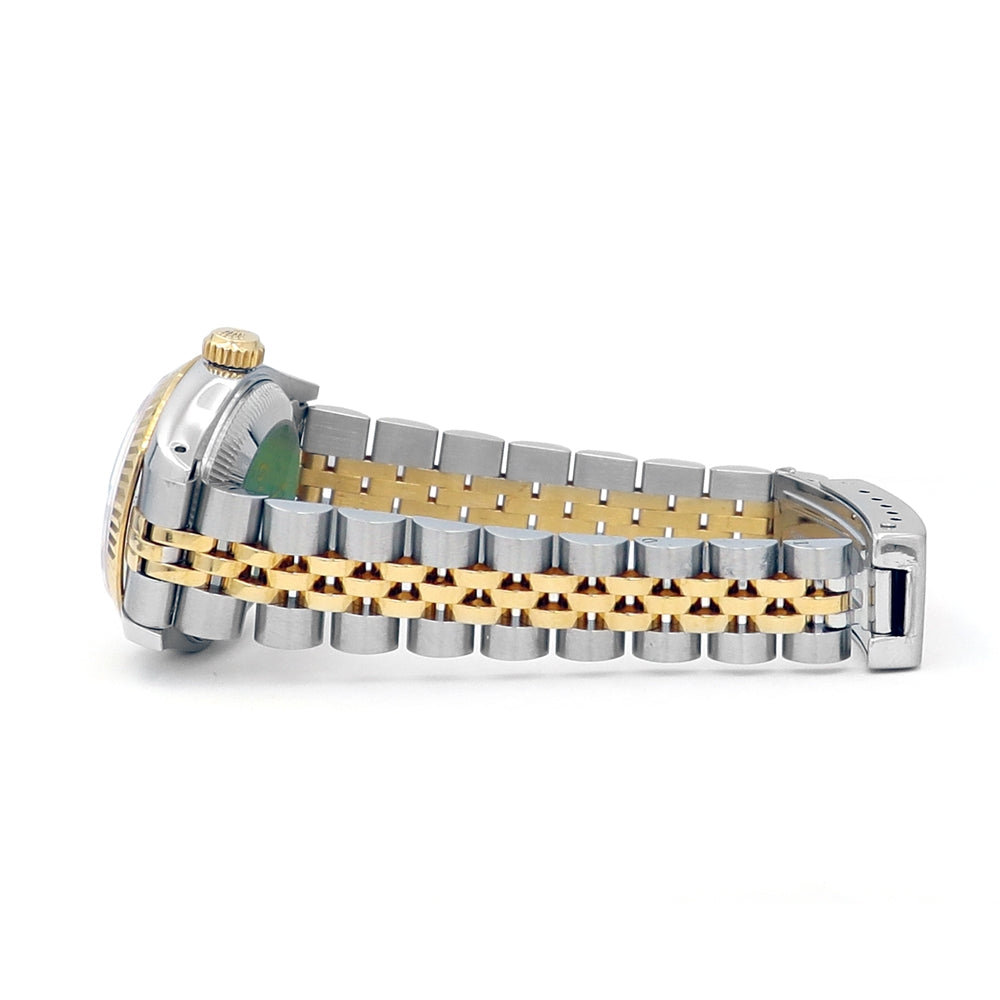 26mm Rolex 18k Yellow Gold & Stainless Steel Datejust Champagne Jubilee Diamond Watch