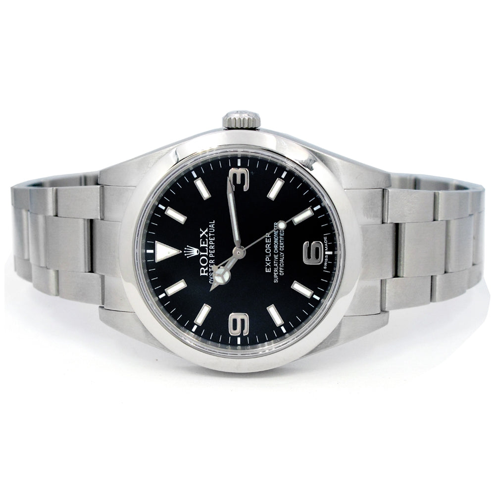 39mm Rolex Stainless Steel Oyster Perpetual Watch