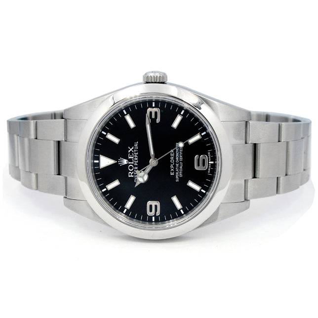 39mm Rolex Stainless Steel Oyster Perpetual Watch