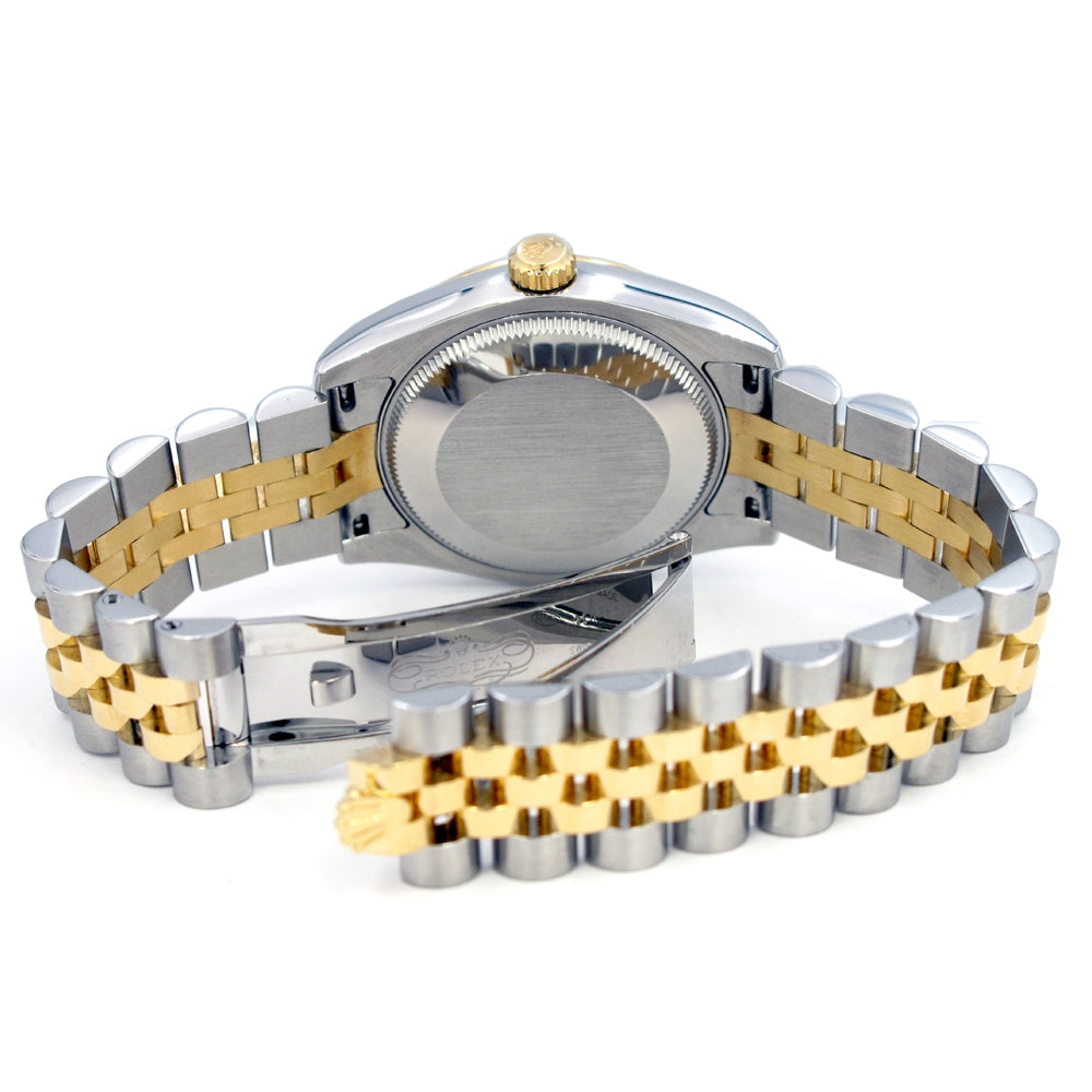 31mm Rolex 18k Yellow Gold and Stainless Steel Oyster Perpetual Datejust Watch