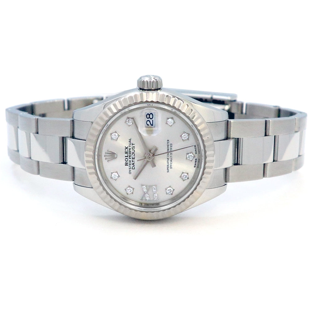 28mm Rolex Stainless Steel Oyster Perpetual Datejust Watch