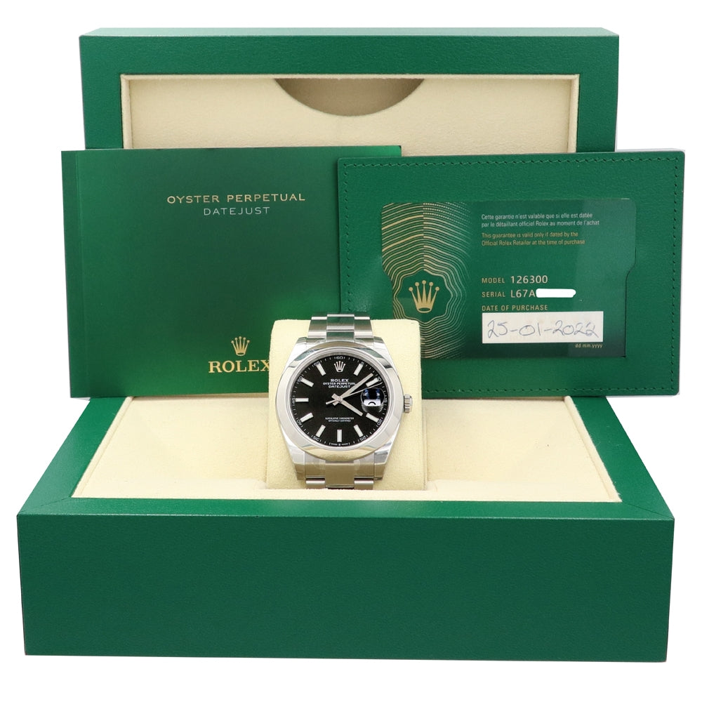 41mm Rolex Stainless Steel Oyster Perpetual Datejust II Watch