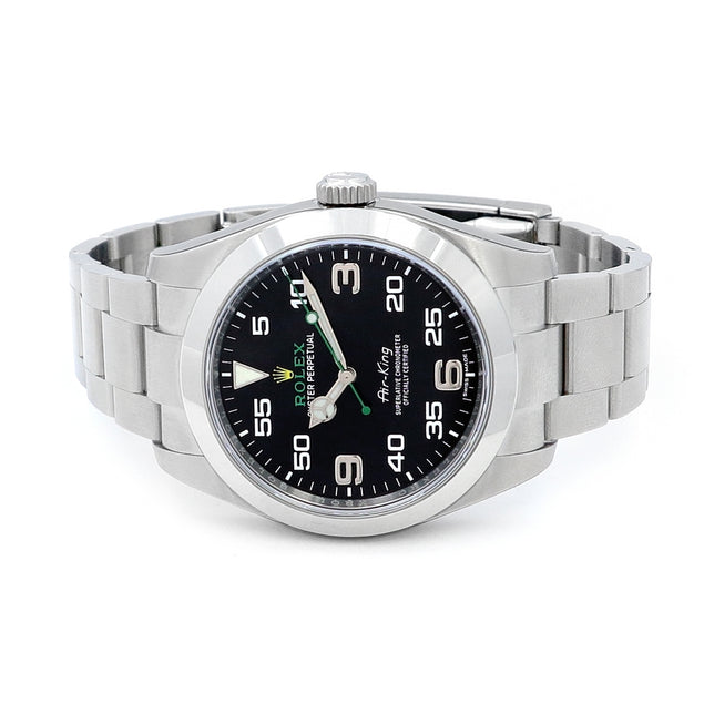 40mm Rolex Stainless Steel Oyster Perpetual Air-King Watch