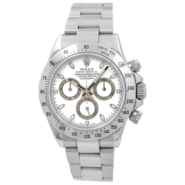 40mm Rolex Stainless Steel Oyster Perpetual Daytona Cosmograph Watch