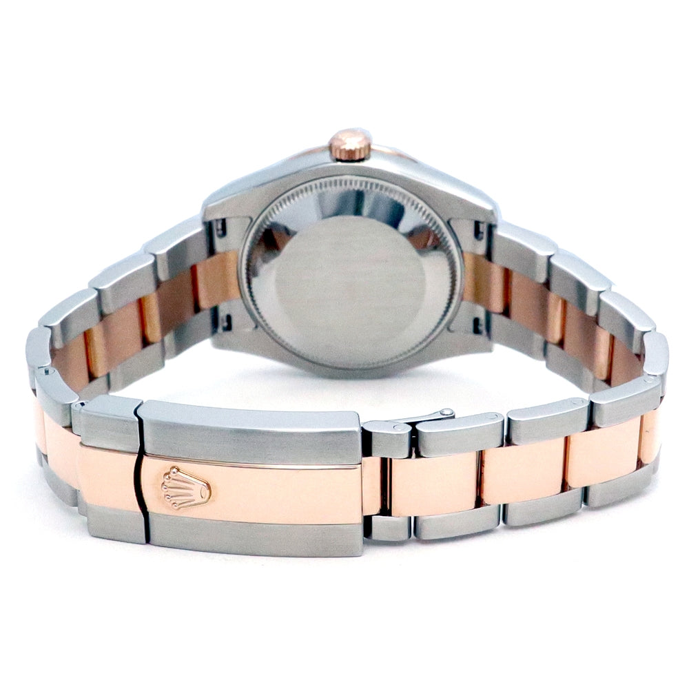31mm Rolex 18k Everose Gold and Stainless Steel Oyster Perpetual Datejust Watch