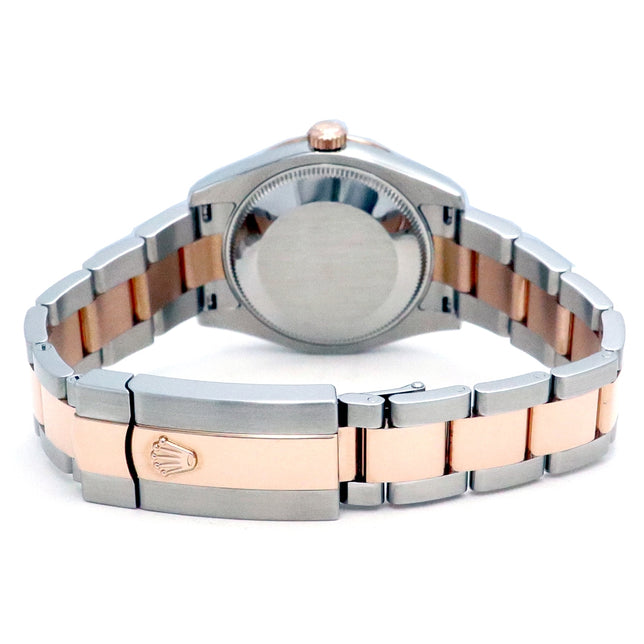 31mm Rolex 18k Everose Gold and Stainless Steel Oyster Perpetual Datejust Watch