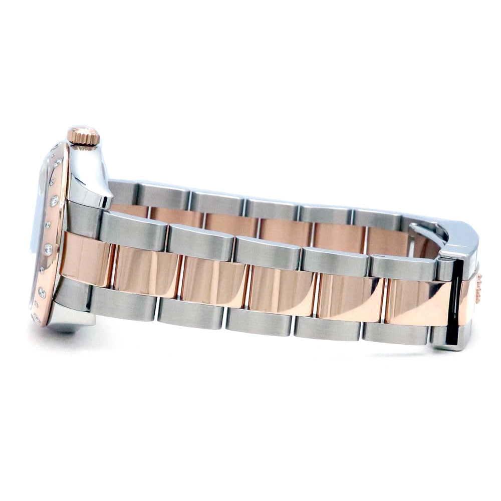 31mm Rolex 18k Everose Gold and Stainless Steel Oyster Perpetual Datejust Watch