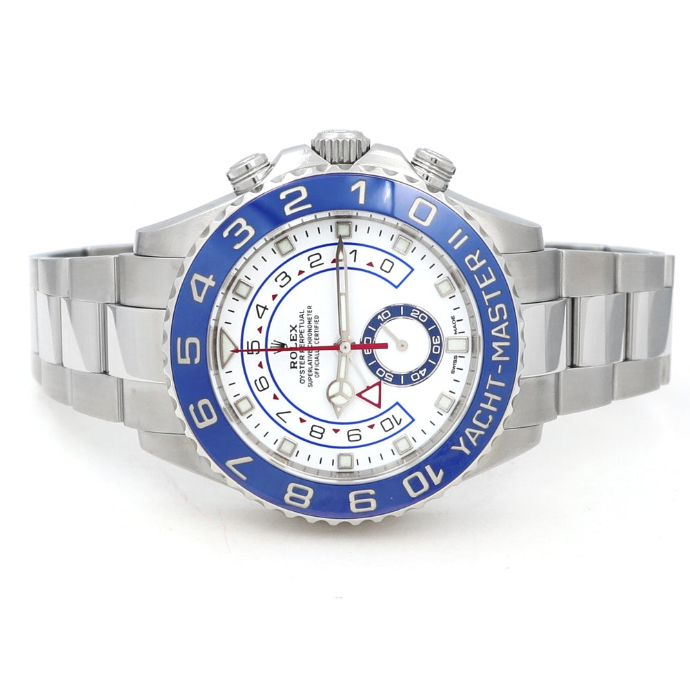 44mm Rolex Stainless Steel Oyster Perpetual Yacht-Master II Watch