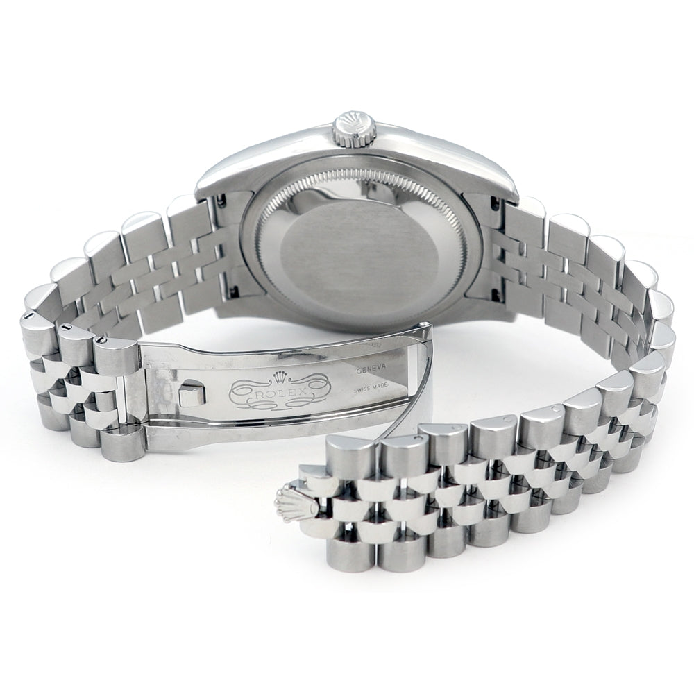 36mm Rolex Stainless Steel Oyster Perpetual Datejust Watch