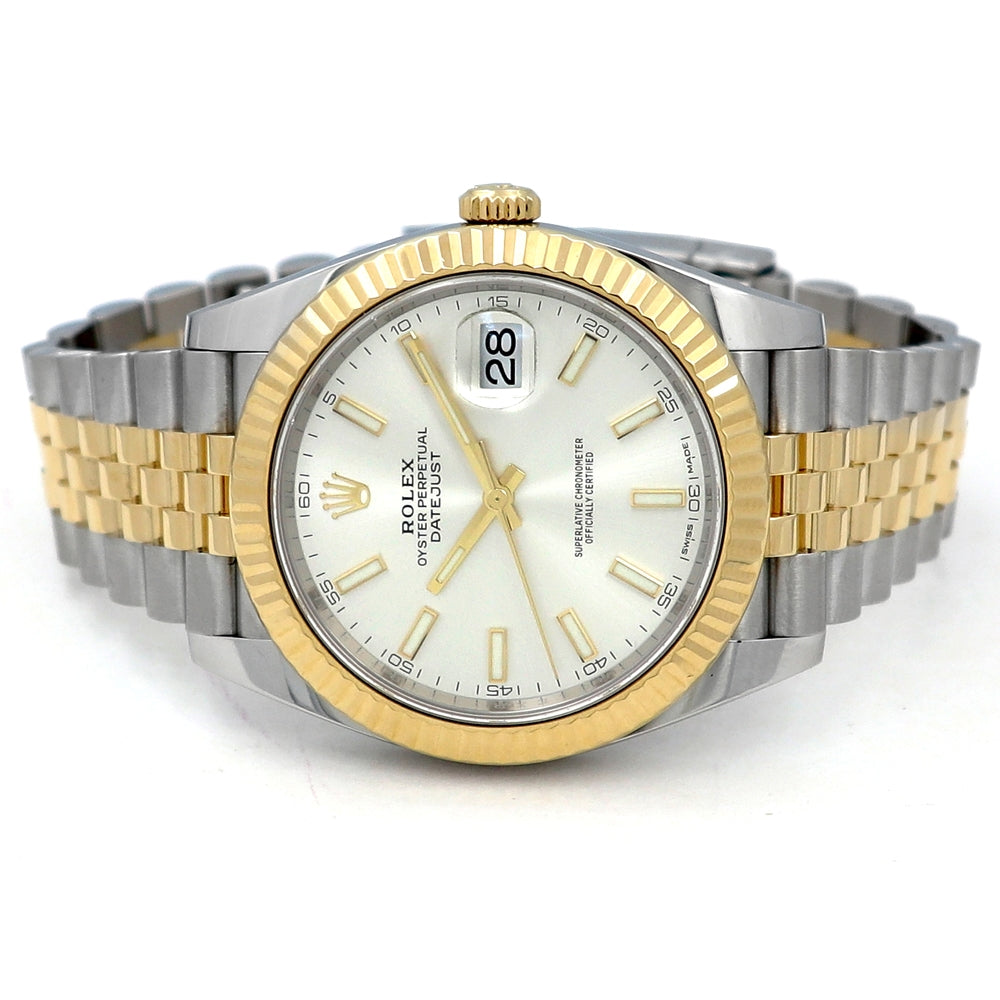 Rolex 18k Yellow Gold and Stainless Steel Datejust 41 Watch